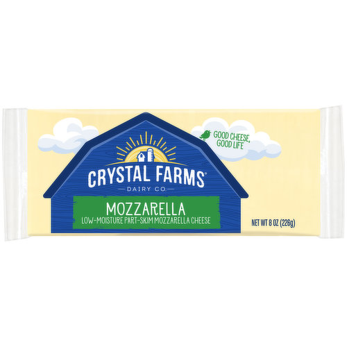 crystal farms block mozzarella cheese