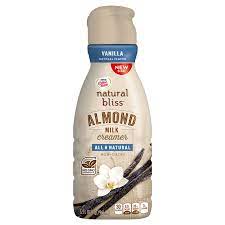 natural bliss almond coffee creamer