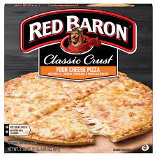 red baron cheese pizza